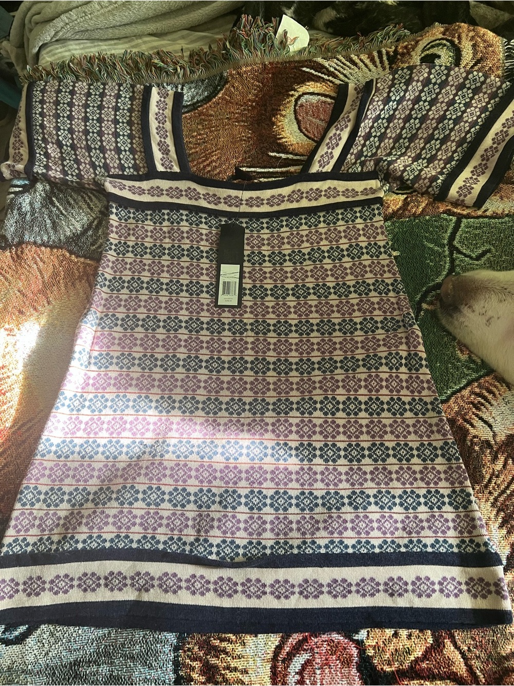 Marc Jacobs Pink and Navy Knit Top